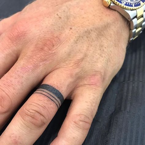 M Ring Tattoo, Men’s Ring Finger Tattoo, Ring Tattoos Men, Man Finger Tattoo, Tattoo Rings For Men, Mens Ring Tattoo, Tattoo Finger Men, Ring Tattoo For Men, Marriage Tattoos Ring Finger