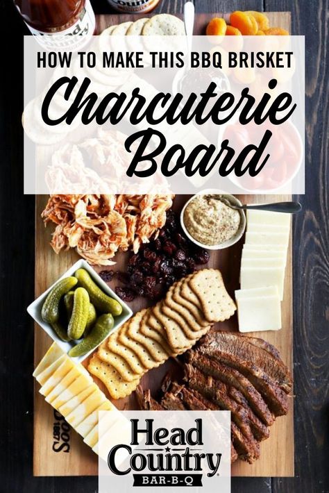 BBQ Charcuterie Board | How to make a BBQ meats grazing board, how to make a barbecue charcuterie board, BBQ appetizer ideas, cold dinner ideas for hot days Bbq Board Ideas, Brisket Charcuterie Board, Country Charcuterie Board, Manly Charcuterie Boards, Bbq Charcuterie Board Ideas, Bbq Appetizer Ideas, Bbq Charcuterie Board, Dinner Ideas For Hot Days, Head Country Bbq Sauce Recipe