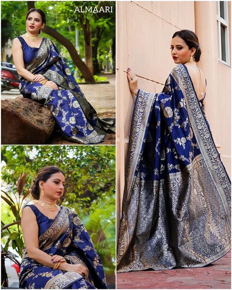 Ask for more details or Order on Whatsapp (Don’t forget to share design photo)   Ask for more details or Order on Whatsapp (Don’t forget to share design photo)   Ask for more details or Order on Whatsapp (Don’t forget to share design photo)   Ask for more details The post Royal Blue Soft Lichi Silk Saree ANX-127 appeared first on ArtistryC Online Store + Fashion Magazine. Royal Blue Banarasi Saree, Banarasi Saree Bridal, Saree Plus Size, Blue Banarasi Saree, Navy Blue Saree, Lichi Silk Saree, Plus Size Looks, Indian Flowers, Navy Blue Blouse