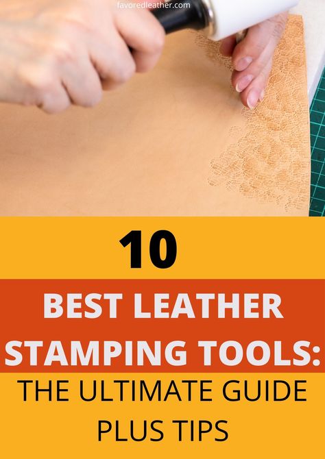 Leather Stamping Ideas, Diy Leather Working, Leatherworking Tools, Leather Stamping, Diy Leather Projects, Leather Craft Projects, Best Leather, Leather Repair, Leather Stamps