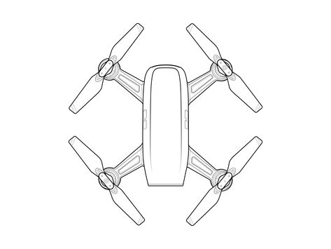 Drone Illustration, Drone Design, Illustration Work, Illustrator Illustration, Silhouette Art, Hard Working, Technical Drawing, Sketchbook Art Inspiration, Anime Poses Reference