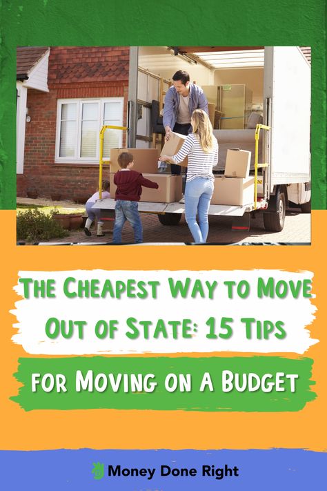 Packing Tips Moving Out Of State, Moving Costs Budget, Guide To Moving Out Of State, Moving Out Of State Tips, Moving On A Budget, Uhaul Moving Aesthetic, How To Move To Another State, Long Distance Moving Tips, Relocating To Another State