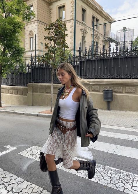 White maxi skirt outfit