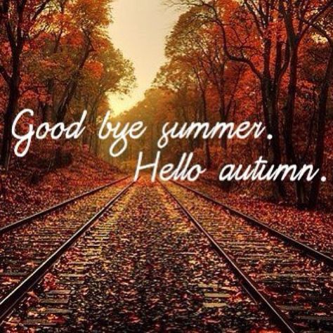 Hello Fall Goodbye Summer Quotes by @quotesgram Hello Fall Quotes, Good Bye Summer, Fall Tumblr, First Day Of Autumn, Fall Quotes, Goodbye Summer, Free Songs, Hello September, Fall Music