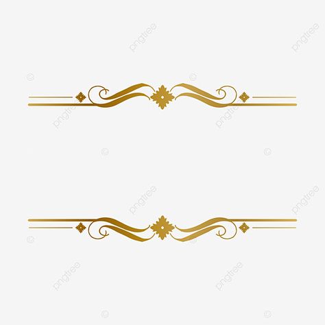 Golden Line Design, ဖိတ်စာ Design, Royal Border Design, Ornamental Lines, Royal Frame, Banner Clip Art, Golden Line, Ornament Vector, Floral Invitations Template