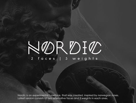 Nordic Font, Modern Fonts Free, Police Logo, Nordic Runes, Popular Fonts, Best Free Fonts, Free Fun, Modern Fonts, Free Fonts Download