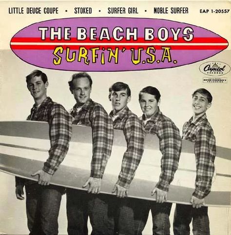 THE BEACH BOYS "SURFIN' U.S.A." Dennis Wilson, Surf Music, God Only Knows, Brian Wilson, 60s Music, Capitol Records, Best Love Songs, Beach Boys, The Beach Boys