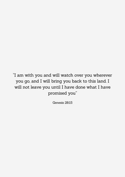 Genesis Bible Verses, Genesis Scripture, Genesis 28, Christian Homemaking, Powerful Bible Verses, Gods Grace, God First, Verse Quotes, Bible Inspiration