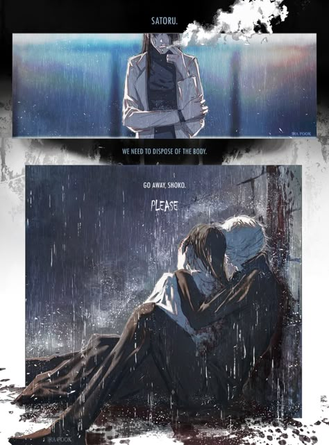 ▻ #呪術廻戦 #JujutsuKaisen /lCCUh Satosugu Painting, Satosugu Fanart Cute, Satosugu Quotes, Satosugu Anime, Satosugu Comic, Gojo And Getou Fanart, Satosugu Manga, Satosugu Fanart, Gojo Shoko