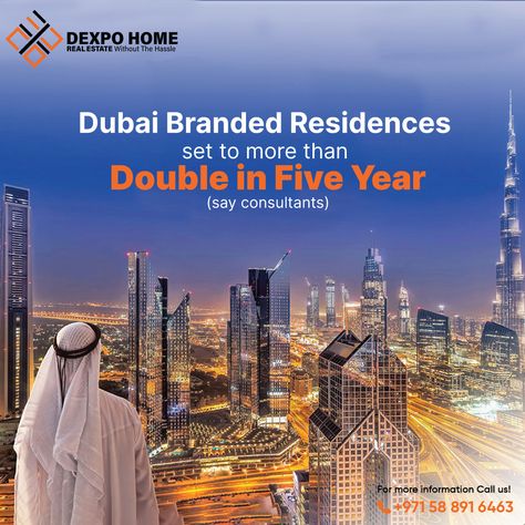 Dubai's Branded Residences: Poised for Double-Digit Growth! Exciting news for Dubai's real estate market! A recent report by consultancy Global Branded Residences predicts that the number of branded residences in Dubai will more than double over the next five years. This surge is driven by the emirate's robust economic momentum and its status as a magnet for global investors seeking high-end properties. ️ 𝗗𝗲𝘅𝗽𝗼 𝗛𝗼𝗺𝗲 𝗥𝗲𝗮𝗹 𝗘𝘀𝘁𝗮𝘁𝗲: 𝗬𝗼𝘂𝗿 𝗚𝗮𝘁𝗲𝘄𝗮𝘆 𝘁𝗼 𝗗𝘂𝗯𝗮𝗶'𝘀 𝗕𝗿𝗮𝗻𝗱𝗲𝗱 𝗥𝗲𝘀𝗶𝗱𝗲𝗻𝗰𝗲𝘀 At Dexpo Home Real... Home Real Estate, Dubai Real Estate, Real Estate Houses, 4 Life, Exciting News, Real Estate Marketing, In Dubai, Contact Us, Dubai