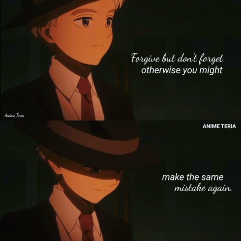 Tpn Quote, The Promised Neverland Quotes, Happy Anime Quotes, Neverland Quotes, Meaningful Anime Quotes, Hero Quotes, Cute Animal Quotes, Anime Love Quotes, Promise Neverland