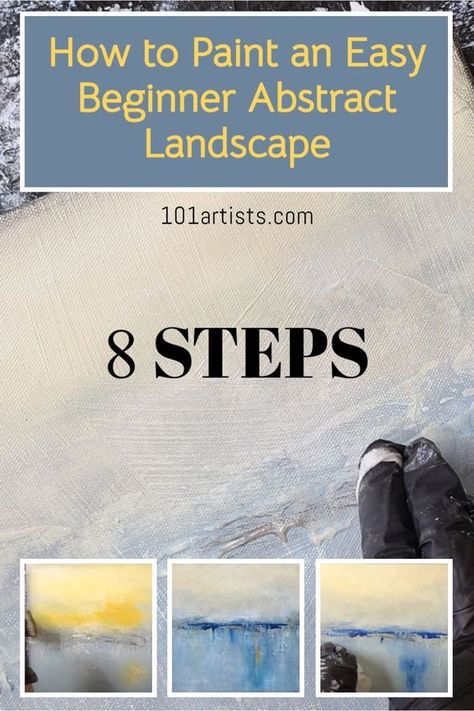 How To Paint Modern Art, Easy Abstract Landscape Painting, Diy Abstract Landscape Art, Beginner Abstract Art, Abstract Painting Tutorial Step By Step, Neutral Color Abstract Painting, Abstract Landscape Tutorial, How To Paint Abstract Art Step By Step, Abstract Oil Painting Ideas Inspiration