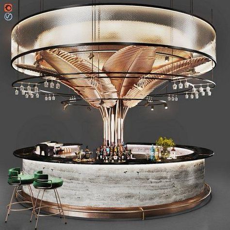 Cocktail Bar Design, Cafe Bar Design, Bar Counter Design, Hotel Lobby Design, Desain Pantry, Nightclub Design, Island Bar, Bar Interior Design, Cocktails Bar