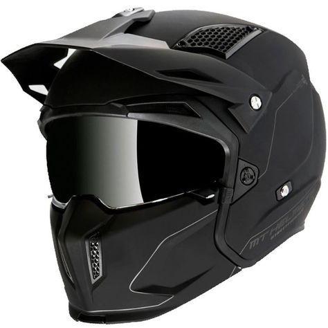 Mt Helmets, Dr 650, Moto Yamaha, Motorcycle Equipment, Black Convertible, Techwear Fashion, Open Face Helmets, Outer Women, Moto Cross