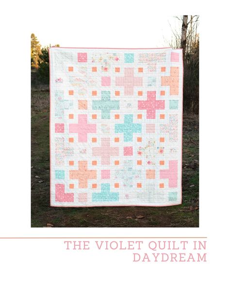 The pattern of the week is one of my favorites: The Violet Quilt! I have made this pattern many times, have used it in tons of mockups, and did an extensive quiltalong a few years ago so there was a lot to share. I also put together several new mockups using collections that are currently available. Head over to kitchentablequilting.com to see all of them + links to all of the previous quilts and quiltalong posts! #kitchentablequilting #modernquilting #quiltersofig #quiltersofinstagram #fab... Violet Quilt, Modern Boy Quilt, Twin Quilt Pattern, Neutral Baby Quilt, Finished Quilts, Modern Baby Quilt, Fat Quarter Quilt, Table Quilts, Rainbow Quilt