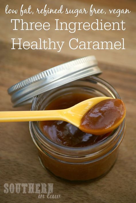 Healthy Three Ingredient Peanut Caramel Sauce - Low fat, gluten free, clean eating friendly, refined sugar free, vegan, dairy free and guilt free! Healthy Caramel Sauce, Gluten Free Clean Eating, Healthy Caramel, Caramel Recipes Sauce, Clean Eating Desserts, Sugar Free Vegan, Sweet Sauce, Three Ingredient, Vegan Sweets