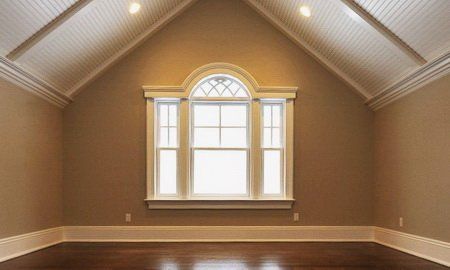 55 Amazing Crown Molding Ideas For All Ceilings And Rooms | RemoveandReplace.com Ceiling Molding Ideas, Trim Molding Ideas, Crown Molding Ideas, Crown Molding Vaulted Ceiling, Vaulted Ceiling Beams, Cathedral Ceiling Living Room, Vaulted Ceiling Bedroom, Ceiling Crown Molding, Molding Ideas