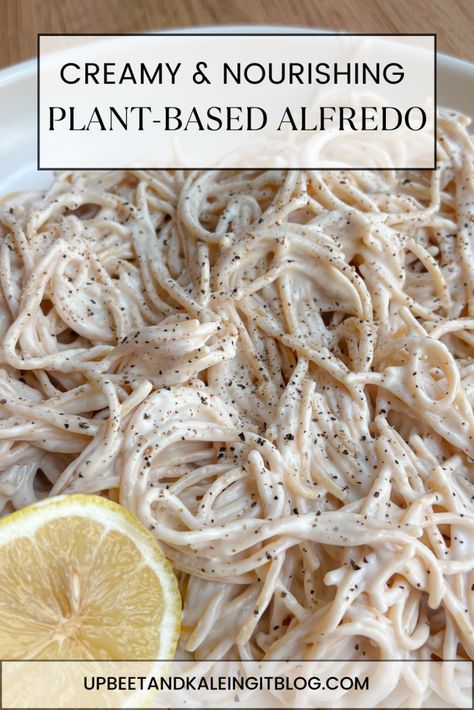 Creamy & Nourishing Plant-Based Alfredo - Upbeet & Kaleing It Alfredo Recipes, Mac And Cheese Healthy, Veggie Pasta Salad, Vegan Pasta Dish, Vegan Tzatziki, Vegan Potato Salads, Protein Salad, Easy Veggie, Vegan Potato