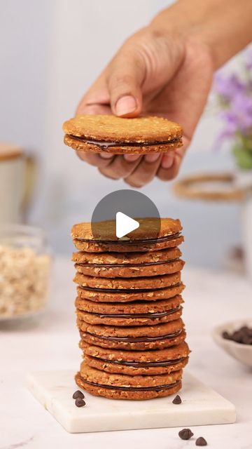 Whole Wheat Cookies, Eggless Cookie Recipes, Eggless Cookies, The Best Cookies, Best Cookies, Chocolate Biscuits, Healthy Cookie Recipes, Oat Cookies, Chocolate Sandwich