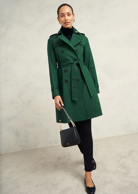 Petite Saskia Shower Resistant Trench | Hobbs UK | Hobbs London, Trench Jacket, British Fashion, How To Iron Clothes, Trench Coats Women, Women's Coats & Jackets, Outerwear Coats, Jacket Sale, Skirts For Sale