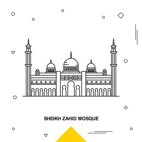 Badshahi Mosque Drawing, Drawing Mosque, Mosque Sketch, Mosque Drawing, Mosque Clipart, Ad Tattoo, Badshahi Mosque, Mosque Vector, Mosque Silhouette