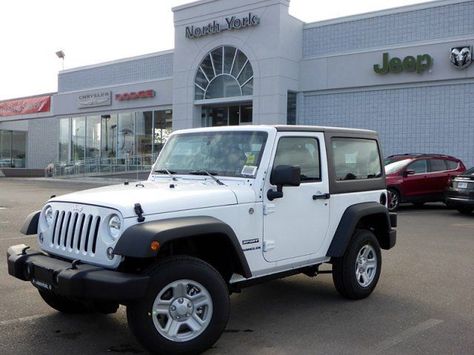 Cool Jeep 2017: 2014 white jeep wrangler sport 2 door hardtop | 2014 Jeep Wrangler Sport!NEW!4X4... JEEP! Check more at http://carboard.pro/Cars-Gallery/2017/jeep-2017-2014-white-jeep-wrangler-sport-2-door-hardtop-2014-jeep-wrangler-sportnew4x4-jeep/ White Jeep Wrangler, Two Door Jeep Wrangler, 2 Door Jeep, Car Saving, Jeep Sport, Visit Toronto, Buying A Car, White Jeep, Classic Jeeps