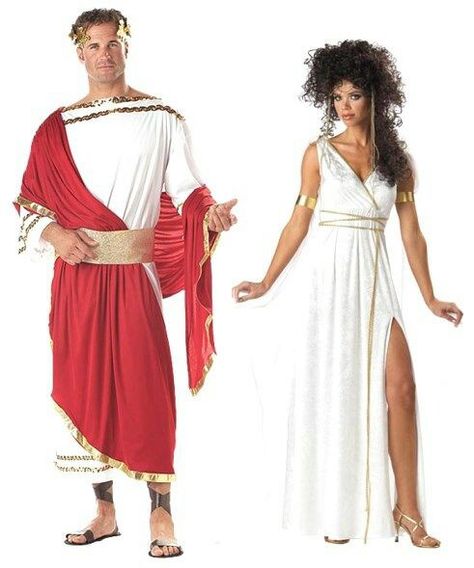 Toga Costume, Girl Group Costumes, Party City Costumes, Greek Goddess Costume, Goddess Costume, Costumes For Teens, Couples Halloween, Halloween Costumes For Couples, Group Halloween Costumes