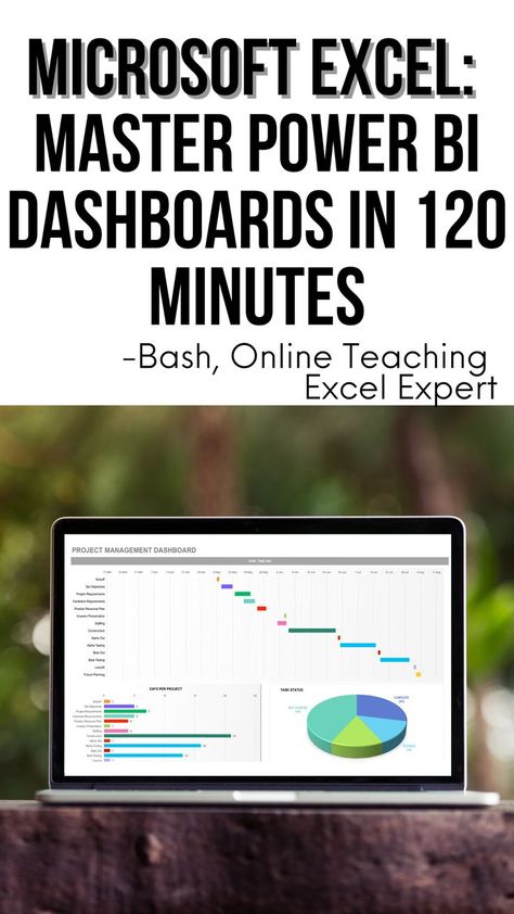 LEARN MORE: Microsoft Excel: Master Power BI Dashboards in 120 Minutes. We will learn how to create your own report dashboard from your source data! You will learn:

Installing Power BI Desktop for FREE
Getting Data from a data source (Excel Power Query)
Cleaning Data (Excel Power Query)
Creating a Data Model (Excel Power Pivot)
Create cool visualizations and charts (Excel Power View)
Publishing it to your own dashboard online (Power BI Website) Report Dashboard, Power Bi Dashboard, Project Management Dashboard, Data Model, Power Query, Power Bi, Online Class, Business Organization, Microsoft Excel