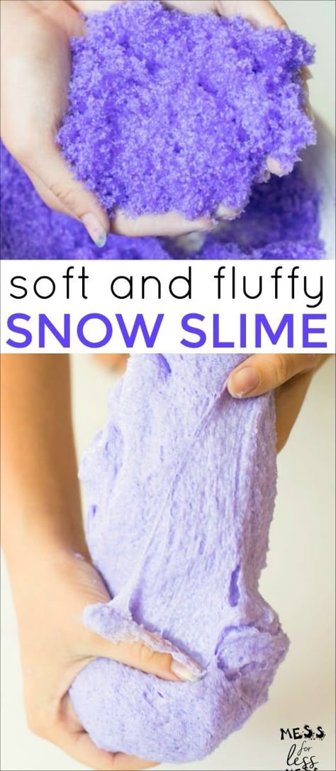 Slime With Instant Snow, Easy Cloud Slime, Cloud Slime Recipe Easy, Slime Jumbo, Snow Slime, Slime Kids, Slime Business, Cheese Cracker Recipe, Types Of Slime