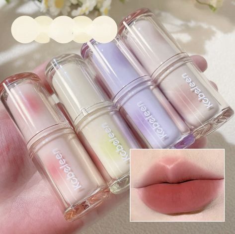 Transparent Lipstick, Cute Lipstick, Lip Gloss Homemade, Waterproof Lipstick, Women Lipstick, Velvet Lipstick, Lipstick Color, Women Cosmetics, Ice Tea