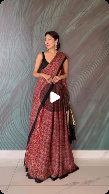 Saree Different Draping Styles, Lengha Saree Draping, Lengha Saree Style, Lengha Style Saree Draping, Different Ways To Drape A Saree, Can Can Saree Drape, Lengha Dupatta Draping Style, Festive Saree Look, Different Saree Draping Styles Indian