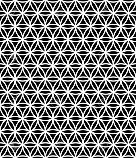 Vector modern seamless sacred geometry pattern flower of life, black and white abstract geometric background, subtle pillow print, monochrome retro texture, hipster fashion design #Sponsored , #paid, #life, #flower, #black, #abstract, #white Flower Of Life Geometric Pattern, Flower Of Life Pattern Tattoo, Dotwork Tattoo Mandala, Geometric Patterns Drawing, Geometric Tattoo Pattern, Flower Of Life Tattoo, Sacred Geometric Pattern, Geometric Flower Pattern, Flower Of Life Pattern