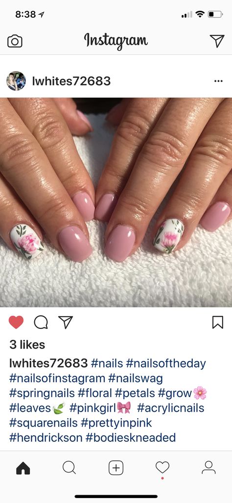 Peonies nails #cndnails Peonies Nails Design, Peonies Nail Art, Peony Nails Design, Peonies Nails, Peony Nail Art, Peony Nails, Nails Bridal, Cnd Nails, Red Peonies