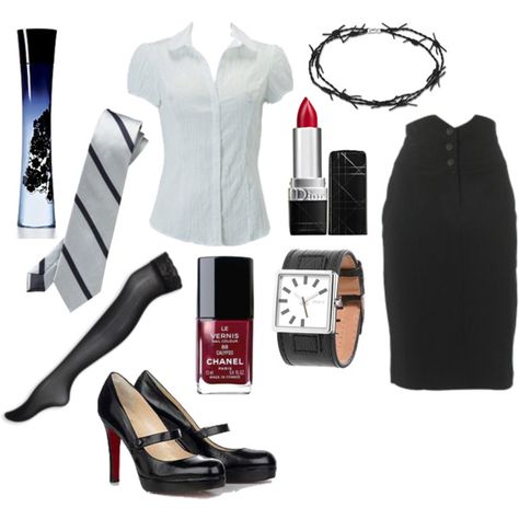 "St. Trinian's: Kelly Jones" by sophs1 on Polyvore Kelly Jones St Trinians, Warobe Ideas, Kelly Jones, Fangirl Book, St Trinians, Gemma Arterton, 20s Fashion, School Makeup, Dressed To The Nines