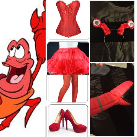 Oh yess, this is definitely happening Sebastian Halloween Costume Little Mermaid Costume Diy, Sebastian Little Mermaid, Sebastian Costume, Under The Sea Costumes, Crab Costume, The Little Mermaid Musical, Sea Costume, Mermaid Costume Diy, Ariel Costumes