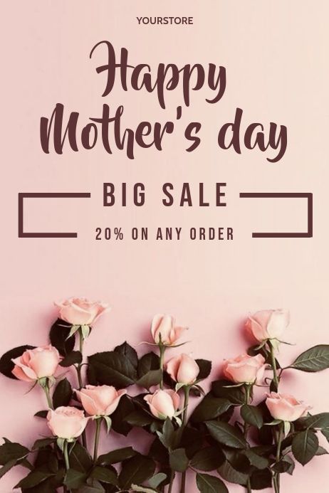 Mother's Day Mother's Day Poster Layout, Mothers Day Sale Poster, Mother’s Day Graphic, Mothers Day Ad, Mother's Day Poster, Mother's Day Promotion, Mother's Day Theme, Mother's Day Banner, Mother's Day Background