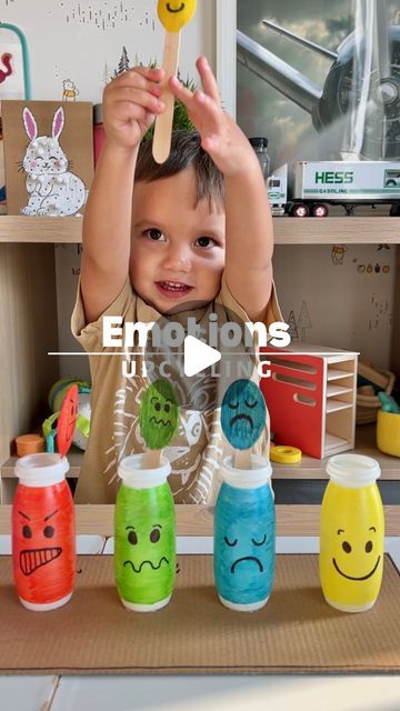 Emotional Activities For Toddlers, Emotions Activity For Toddlers, Emotions Fine Motor Activity, Feelings Toddler Activities, Emotion Crafts For Toddlers Feelings, Emotions Toddler Activities, Emotion Art For Toddlers, Feeling Crafts For Toddlers, Toddler Emotion Activities