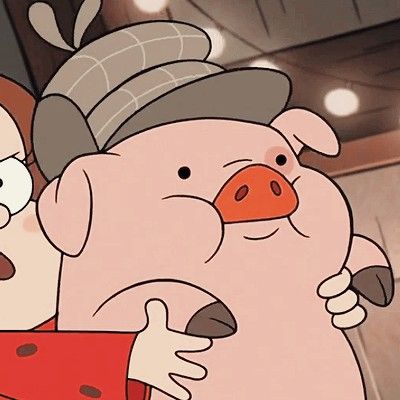 Gravity Falls Matching Pfp For 2, Waddles Gravity Falls Pfp, Gravity Falls Profile Picture, Wendy Gravity Falls Pfp, Waddles Gravity Falls, Wendy Icon Gravity Falls, Gravity Falls Waddles, Detroit Become Human, Comfort Characters