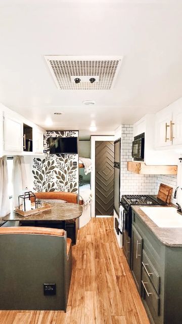 Jayco Travel Trailer Remodel, Camper Updates, Remodel Camper, Remodel Trailer, Jayco Travel Trailers, Diy Travel Trailer, Renovated Rv, Motorhome Remodel, Travel Trailer Decor