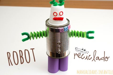 Cómo hacer un robot reciclado de juguete para niños Reciclar es una práctica súper importante que debemos reforzar en nuestros niños para cuidar el medio Robots Preschool, Sensory Play Recipes, Highlighting Techniques, Makeup App, Cool Tech Gadgets Electronics, Cool Paper Crafts, Electronics Mini Projects, Gadgets Technology Awesome, Cool Electronics