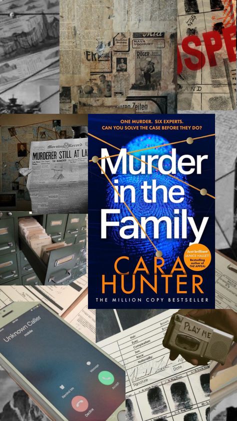 Murder in the family by Cara Hunter #booktok #murderinthefamily #carahunter #books Family Book, Tbr List, Aesthetic Books, Family Books, English Movies, Wattpad Books, Mystery Books, Book Suggestions, Book Recs