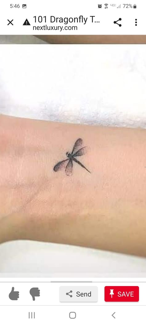 Dragon Fly Finger Tattoo, Dragon Fly Tattoo, Mickey Tattoo, Dragonfly Tattoos, Dragon Tattoo Sketch, Simple Tattoos For Women, Tiny Wrist Tattoos, Flying Tattoo, Sunset Tattoos