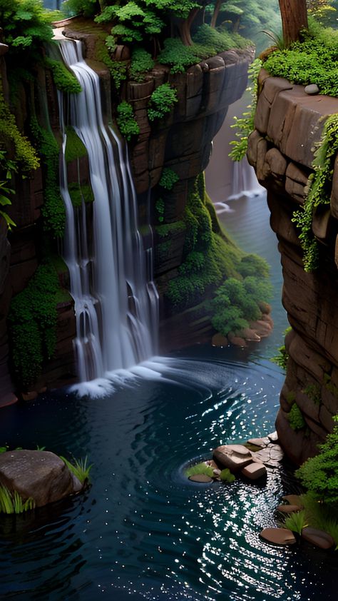 Nature Waterfall, Mountain Landscape Photography, Beautiful Nature Wallpaper Hd, Beautiful Scenery Pictures, Lovely Flowers Wallpaper, Fashion Crochet, Cellphone Wallpaper Backgrounds, Beautiful Art Pictures, Shorts Fashion