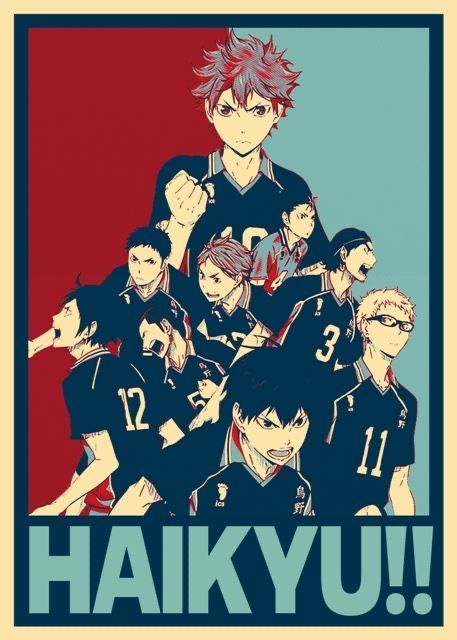 Cute Anime Posters For Room, Anime Retro Poster, Haikyuu Posters, Haikyuu Poster, Anime Wall Prints !!, Poster Anime, Anime Printables, Haikyuu Wallpaper, Anime Posters