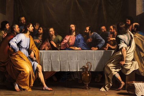 Jesus Pictures Hd, Last Supper Art, Closing Prayer, Divine Mercy Chaplet, Holy Thursday, Painting Famous, Holy Saturday, Mary Art, Eucharistic Adoration