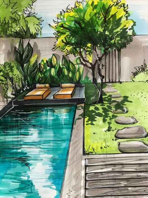 Landscape Architecture Design Garden, Landscape Architecture Portfolio, Landscape Architecture Plan, Funny Vine, Landscape Design Drawings, Landscape Architecture Drawing, Architectural Presentation, Architecture Drawing Plan, Architecture Sketchbook