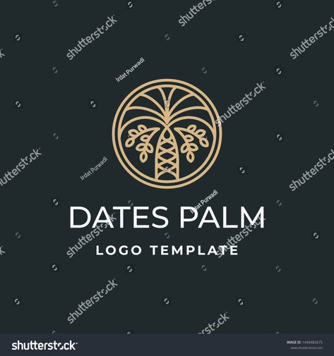 Egypt Logo, Nuts Logo, Date Paste, Palm Logo, Betel Nut, Date Palm, Hotel Logo, Photo Craft, Logo Ideas