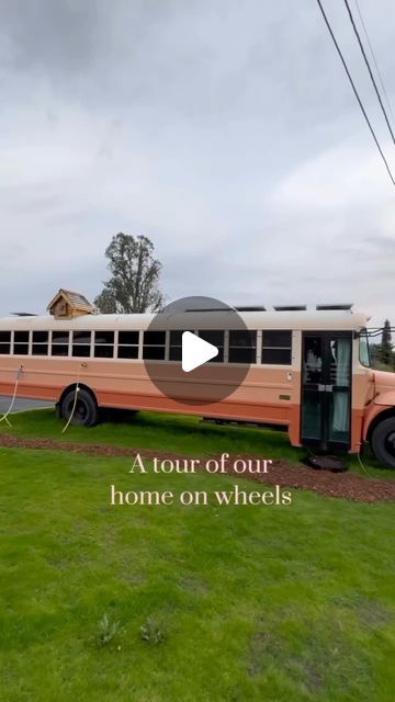 Van Build 360 on Instagram: "Bus Life - Living in a School Bus  🚍 @twenty-travelers self converted Skoolie is equipped with propane stove and oven, three water filters - home style, a shower and a compost toilet.  It has a large solar power system that handles even the heater and air conditioner.   It’s a big house and yes, it drinks a bit of gas but you can’t put a price on the freedom to go.   Can you live in a school bus?   🌿 Follow us here @vanbuild360 for more Tours 🌿  #vanbuild360 #vanlife #roadtrip #offgrid #homeonwheels #campervan #roadtrip #offgridvan #rving #rvlife #minimalliving #vanlife #vanlifestyle #vanlifeuk #diyvanbuild #campervan #homeonwheels #mobilehome #buslife #skoolie #busconversion" School Bus Turned Into Home, Bus Converted To Home, Live In Bus, Bus Turned Into Home, Bus Life Ideas, Bus Into Camper, Schoolbus House Converted Bus, Bus Homes Converted, School Bus Conversion Interiors