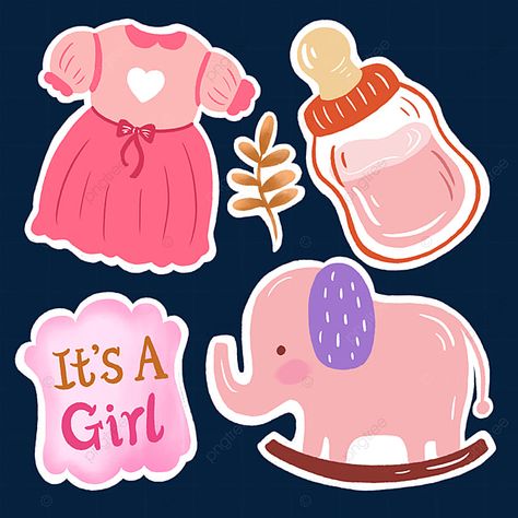 baby,sticker,dress,elephant,feeding bottle,leaf,label,girl,pink,baby shower,baby clipart,girl clipart,elephant clipart,leaf clipart,cute clipart,dress clipart,pink clipart,sticker clipart,label clipart Baby Girl Stickers, Baby Shower Props, Baby Word Art, Toys Stickers, Baby Shower Hamper, Pink Clipart, Elephant Clipart, Pink Baby Shower Decorations, Sticker Clipart