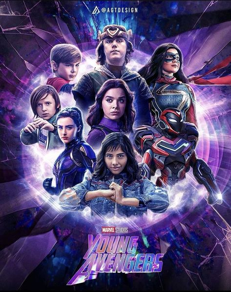 Iman Vellani, Marvel Young Avengers, America Chavez, Marvel Movie Posters, New Movie Posters, Concept Poster, Fan Poster, Marvel Superhero Posters, Marvel Quotes